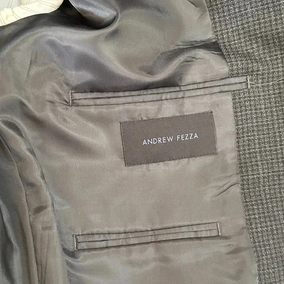 MACY'S MEN'S STORE Andrew Fezza 40R Single Breasted Suit Jacket Sports Coat